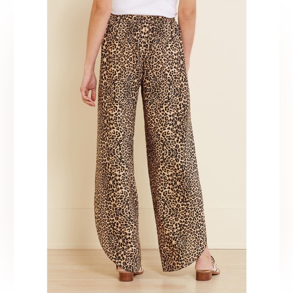 Evereve Peyton Jensen Whitney Pant, animal print, NWT, L - Picture 4 of 11